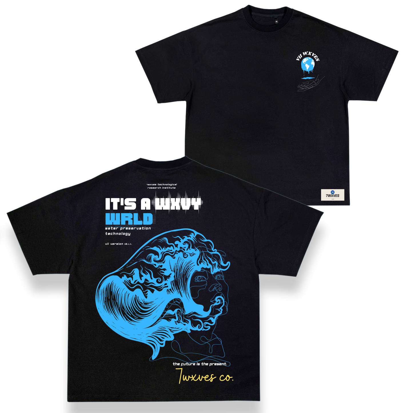 Water Preservation Oversized Tee