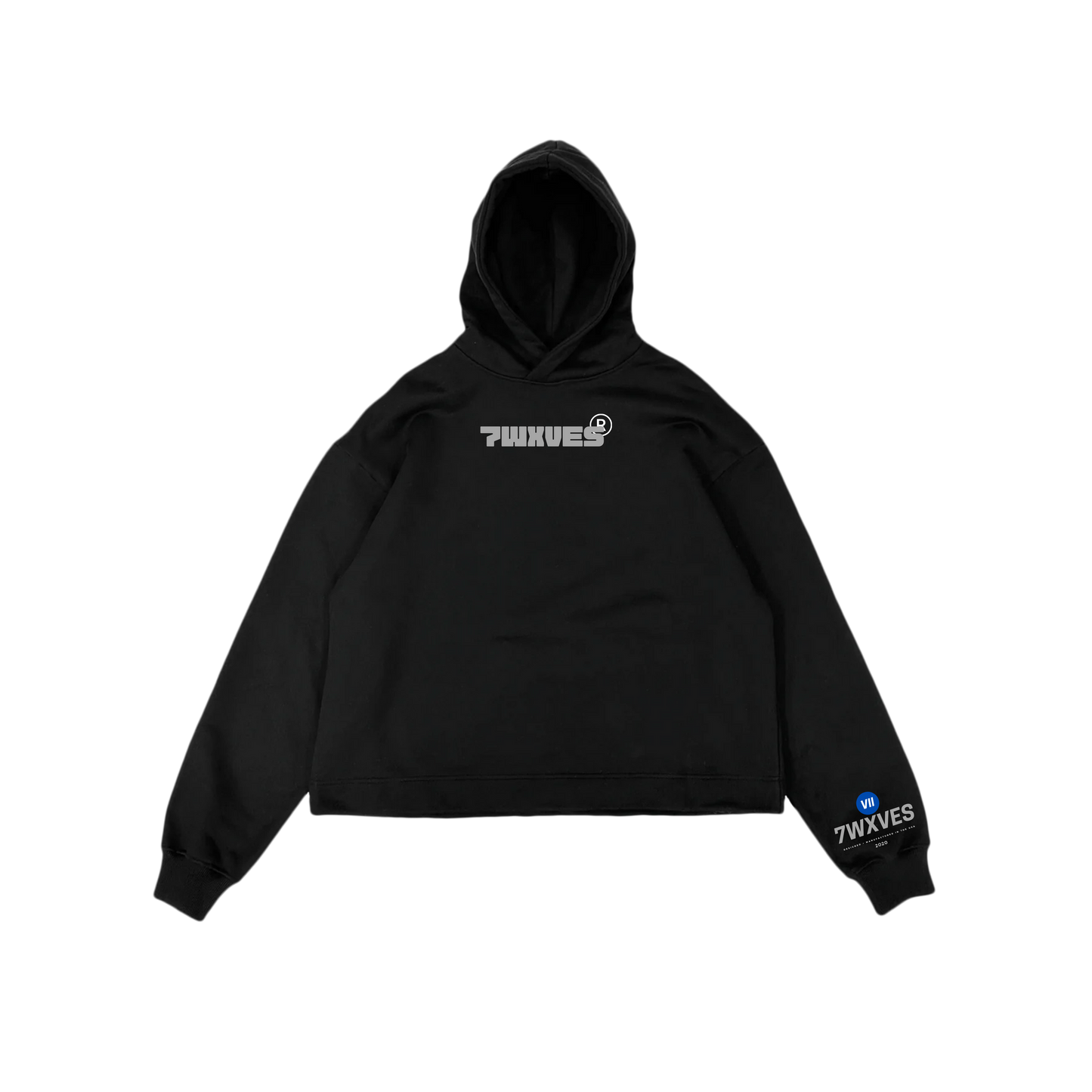 Abstract Relaxed Fit Hoodie