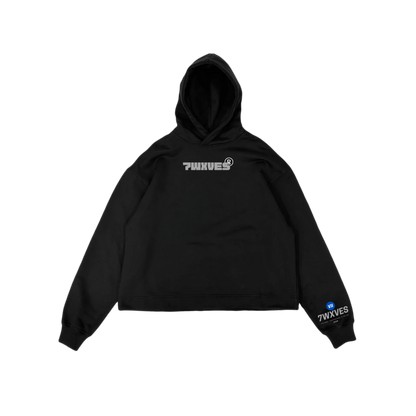 Abstract Relaxed Fit Hoodie