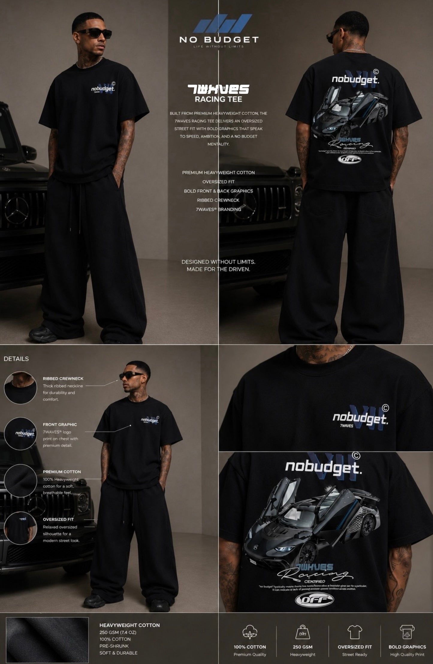 NO BUDGET™ Racing Team Tee