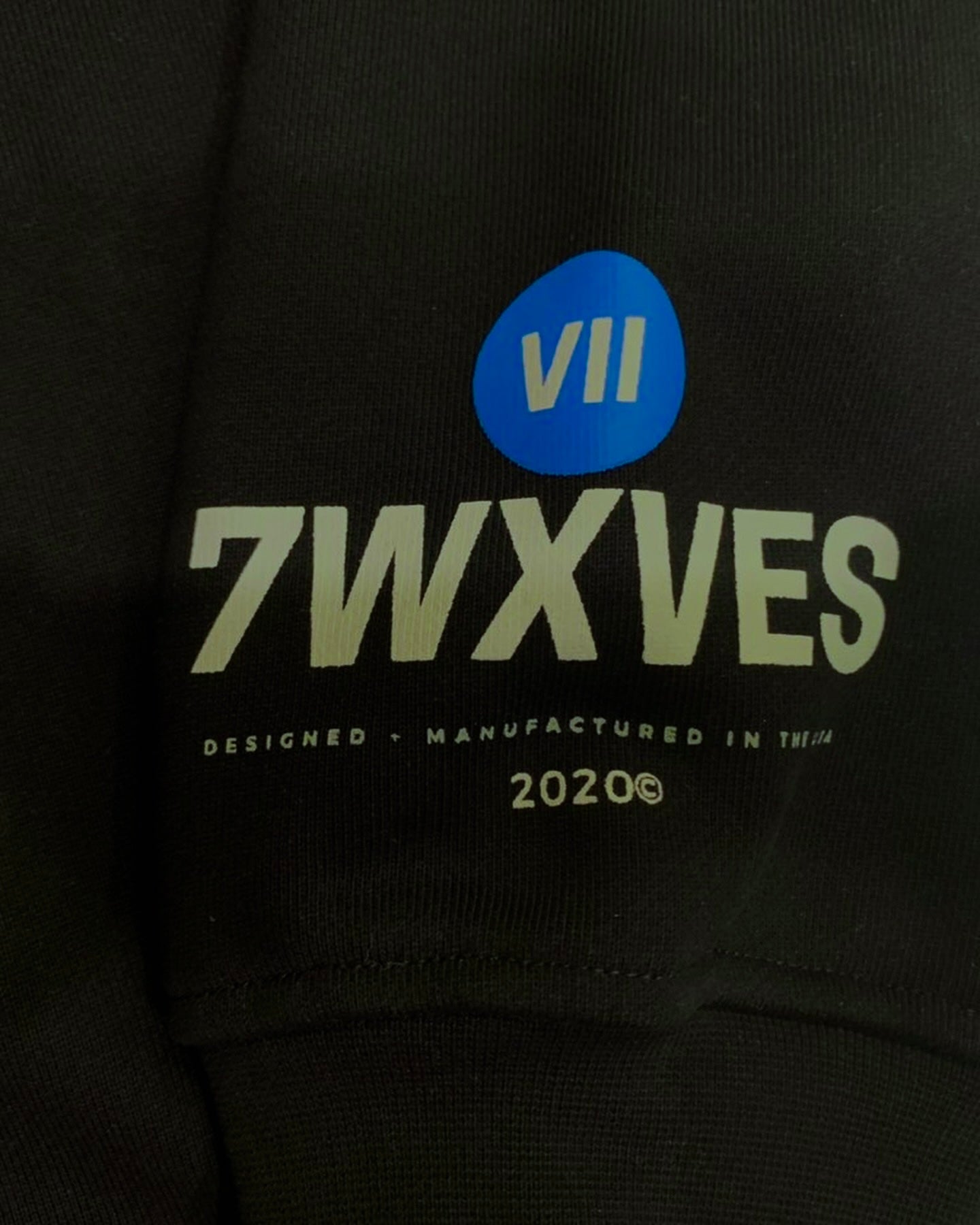 Abstract Relaxed Fit Hoodie