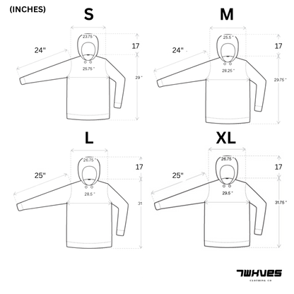 Abstract Relaxed Fit Hoodie